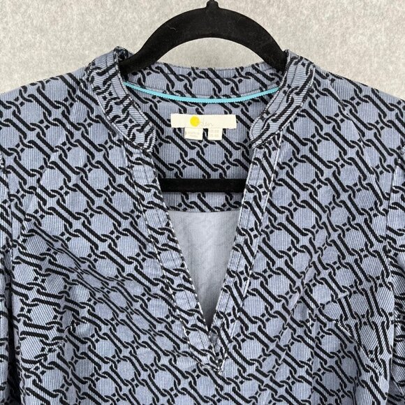 Boden Long Sleeve Cord Dress in Black and Gray - Picture 2 of 15